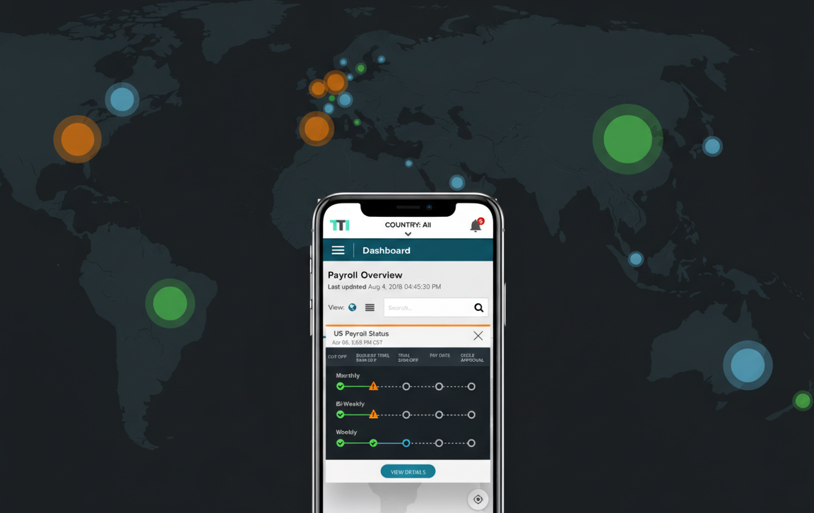 Global Payroll Management Dashboard